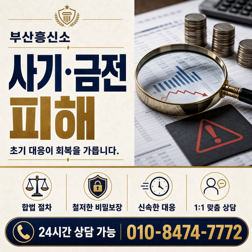 부산흥신소 사기·금전 피해